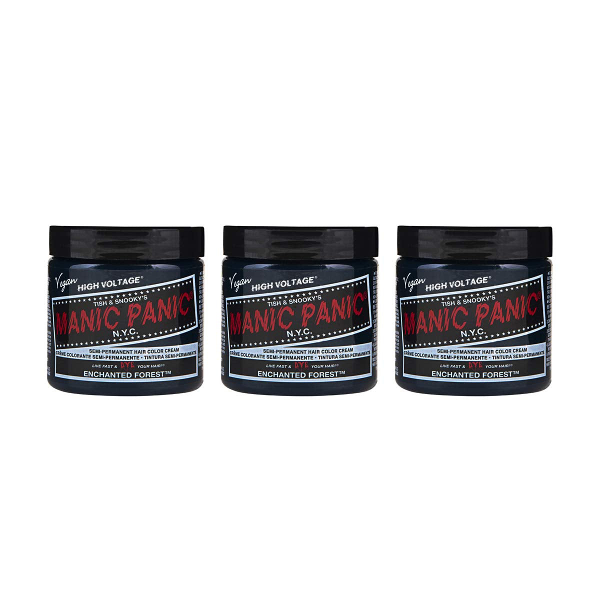 Manic Panic Electric Lizard Classic Cream, vegan, fără cruzime, vopsea de păr verde semipermanentă 118ml