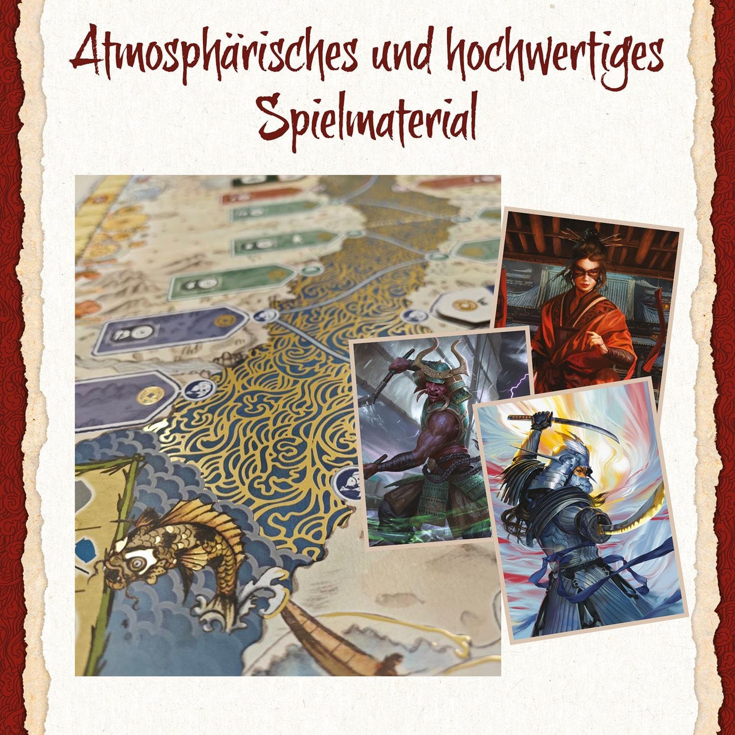 Kosmos 685447 On the Golden River, strategická hra pro znalce s taktickou hloubkou a plánováním předem, pro 2–4 hráče ve věku od 12 let, herní plán se zlatým reliéfem, chytrý mechanismus kostek