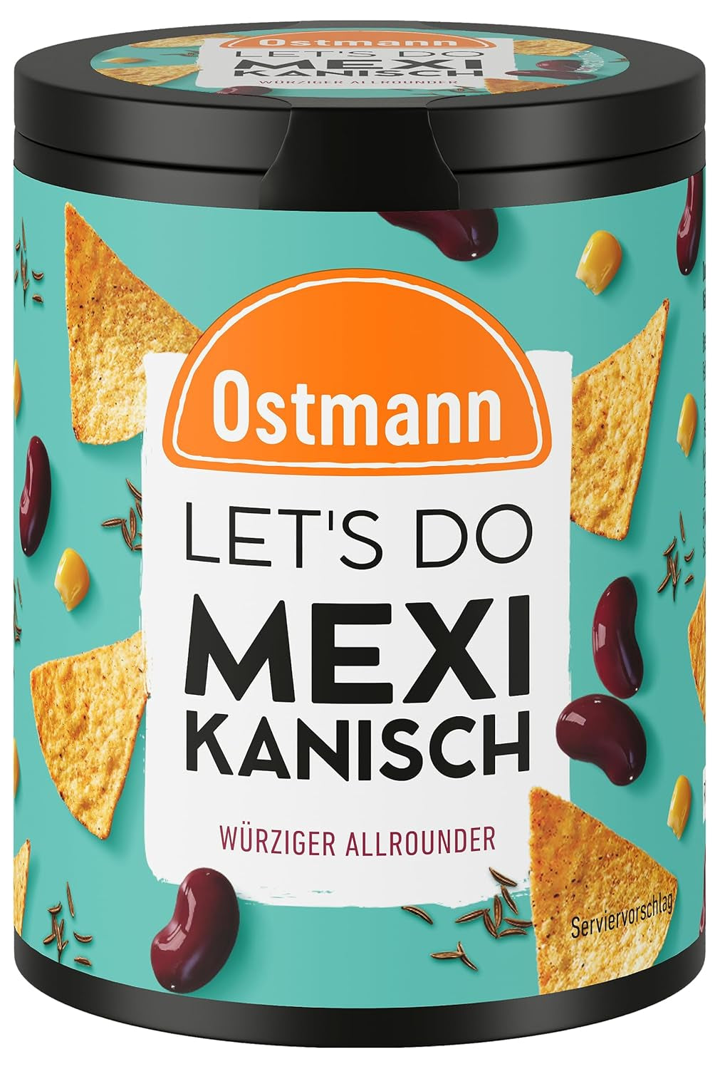 Ostmann Gewürze - Let's Do Fisch Allrounder | Gewürzsalz für Bratfisch, Flammlachs und Meeresfrüchte | Würziger Allrounder s hořčicí, citronem a koprem | 85 g v recyklované tyči Metalldose