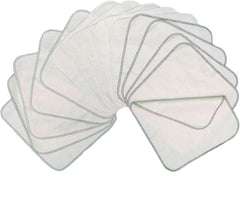 Avo + Cado - Balení 15 opakovaně použitelných dětských žínek jako náhrada za vlhčené ubrousky (barva: šedá) Mother and Child Naty Shop