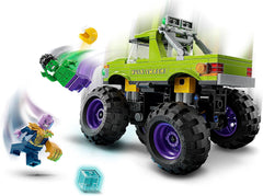 LEGO Ç€ Marvel Hulk Truck vs. Thanos - Stavebnice superhrdinů - Vozidlo a minifigurky Avengers - Monster truck pro mega zábavu - Dárek pro chlapce a dívky od 7 let - 76312 Stavebnice Besuche den LEGO-Store