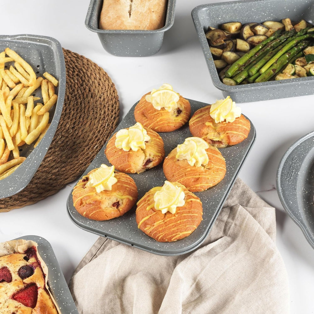 Salter, pekáče, různé tvary a velikosti, šedé formy a pekáče Naty Shop