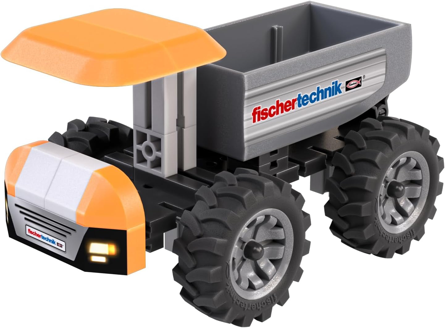 fischertechnik Truck 576105 – pädagogisches Konstruktionsspielzeug, LKW-Spielzeug-Bausatz für Kinder ab 7 Jahren, oranžová