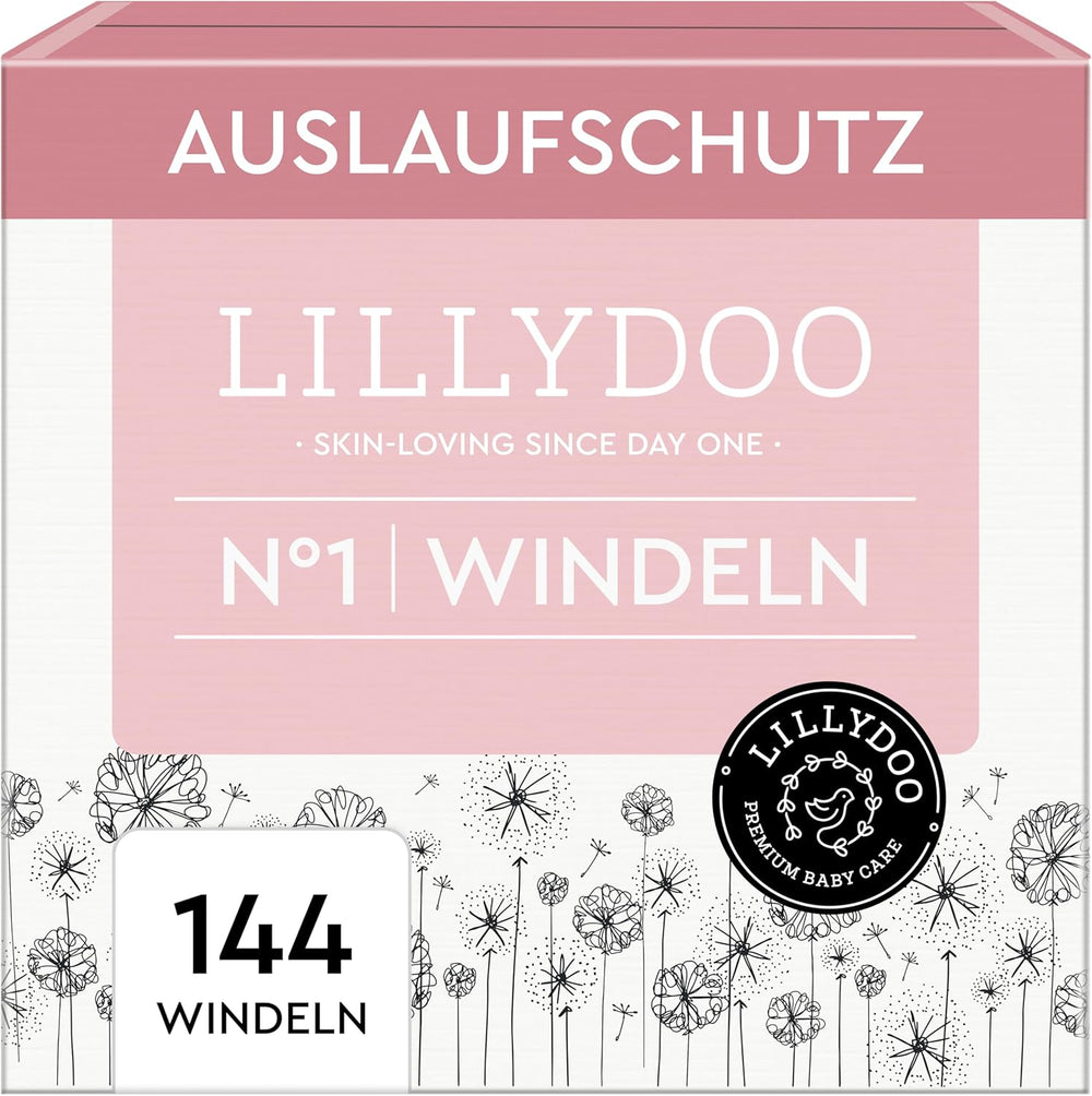 Dětské plenky LILLYDOO šetrné k pokožce – velikost 3 (6–10 kg), 29 kusů, spolehlivá ochrana proti vytečení, měkké, bez parfemace a bez mléka pro citlivou pokožku, dermatologicky testováno
