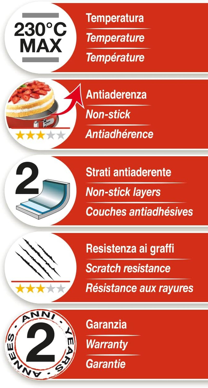 508000000hgnam Rossana 2.0, tvar srdce 25 cm, ocel s nedostatečným povlakem, Formy a plechy na pečení Naty Shop