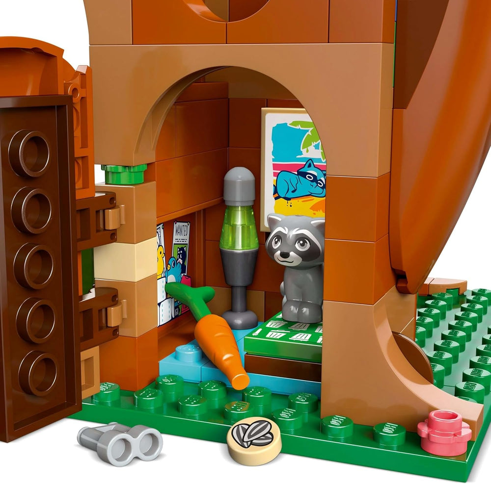 LEGO Friends Tree House Stavebnice a hraní Sada na hraní rolí Hrací dům pro dívky 8 let Sada se 4 minifigurkami postav a 2 figurkami zvířat Tip na dárek pro děti 42652 Stavebnice Besuche den LEGO-Store