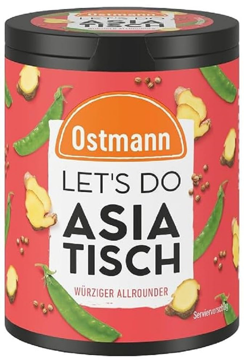 Ostmann Gewürze - Let's Do Fisch Allrounder | Gewürzsalz für Bratfisch, Flammlachs und Meeresfrüchte | Würziger Allrounder s hořčicí, citronem a koprem | 85 g v recyklované tyči Metalldose