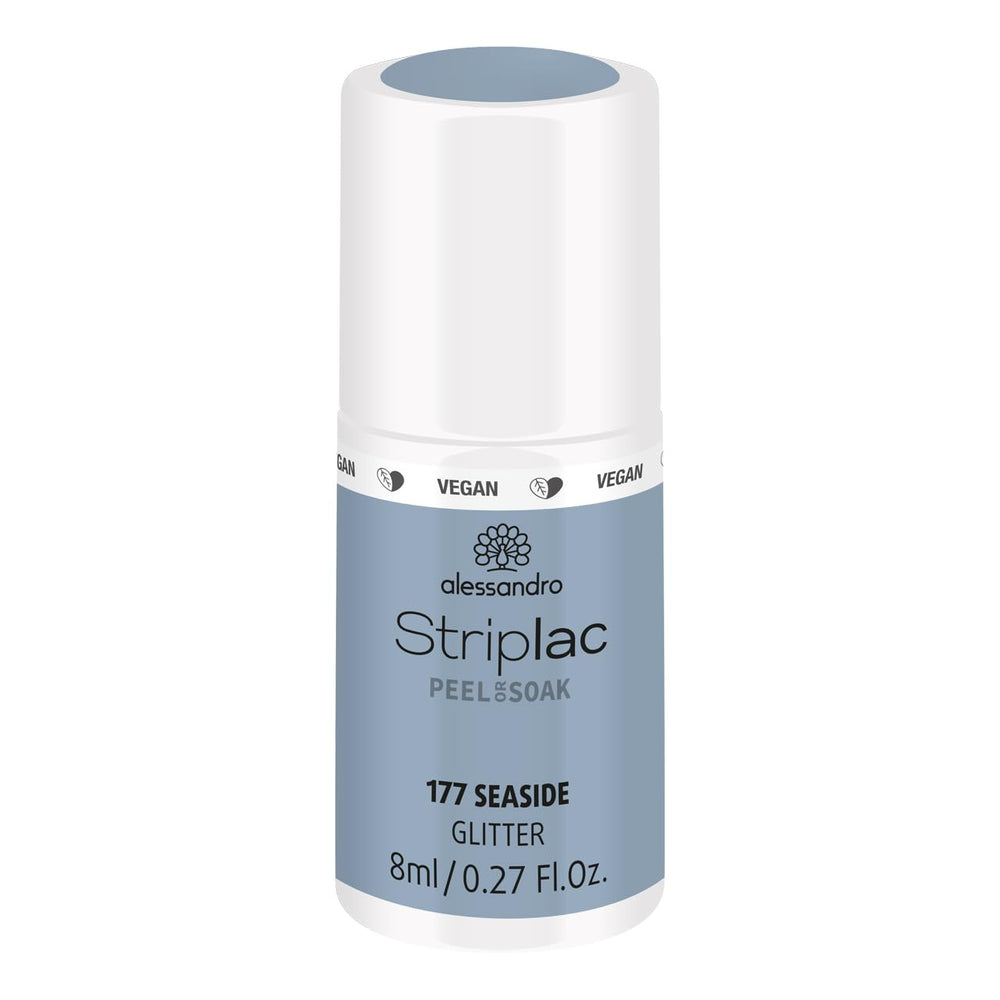 alessandro Striplac UV-Nagellack Flat White – Schonend und langanhaltend – Einfache Entfernung dank Peel-Off-Technologie – Vegan und tierversuchfrei – 8 ml