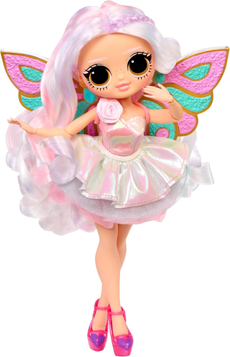 LOL Surprise! Seria OMG Eye Spy - Zână – Include 1 păpușă cu ținută și accesorii, rezolvare de puzzle-uri și descoperire surpriză, 4 păpuși de colecție