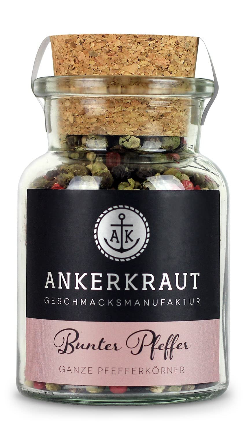 Ankerkraut Bunter Pfeffer, ganze Pfefferkörner für die Pfeffermühle, 150g v sáčku