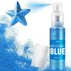 Glitter comestibil, spray, diverse culori, 22 grame Naty Shop Albastru