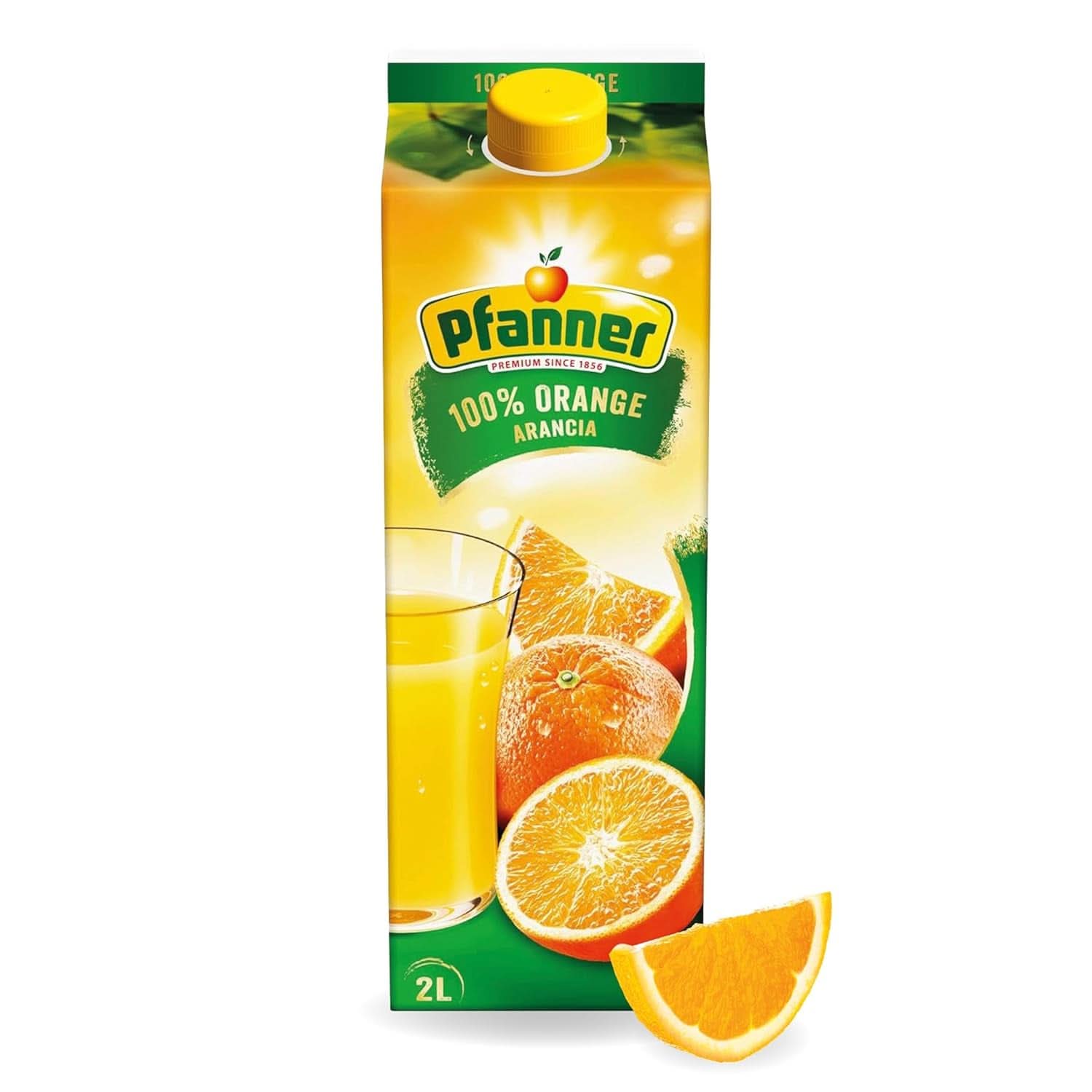 Pfanner 100% přírodní kalná jablečná šťáva (1 x 2 litry) - Přímo lisovaná jablka - Ovocná šťáva bez přidaného cukru