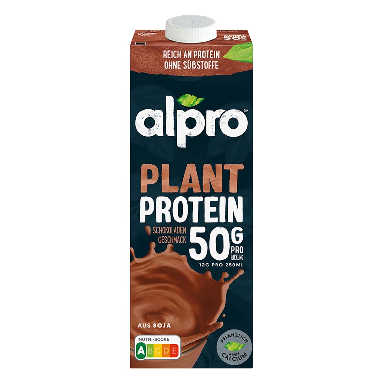 Alpro Proteindrink Chocolate Soy 8x1L - Rostlinný protein