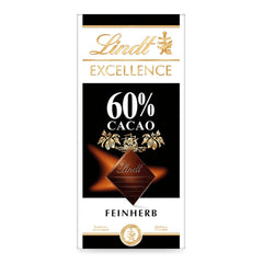 Lindt Excellence 78% kakaová tyčinka - Veganská tyčinka Intensity Cocoa 100g Ideální dárek