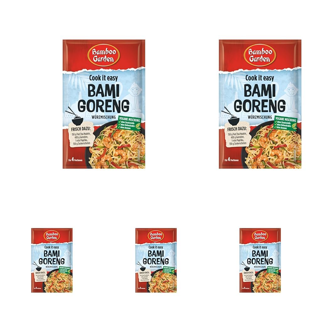Bambusová zahrada Bami Goreng Würzmischung - ideální pro 4 porce