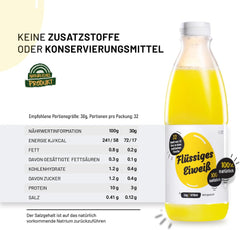 Tekutý vaječný bílek Značka - 6x1kg 100% přírodní proteiny