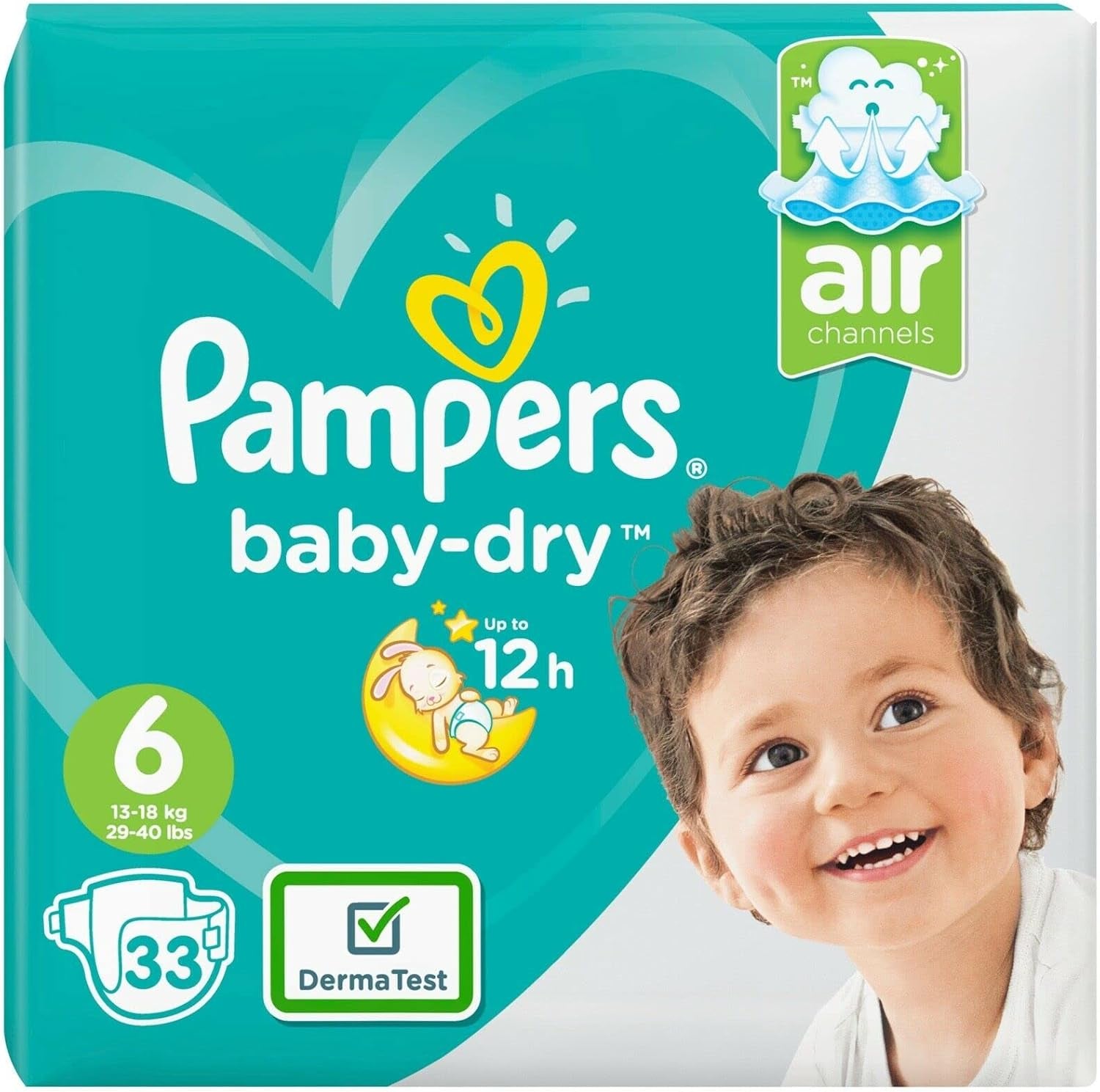 Plenky Pampers 81657566 Baby-Dry Pants, bílé