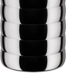 Alessi Kalistò 2 CB02 - Borcan de bucătărie din oțel inoxidabil 18/10 cu buton din aluminiu, 114 cl, argintiu Cutii depozitare alimente Naty Shop