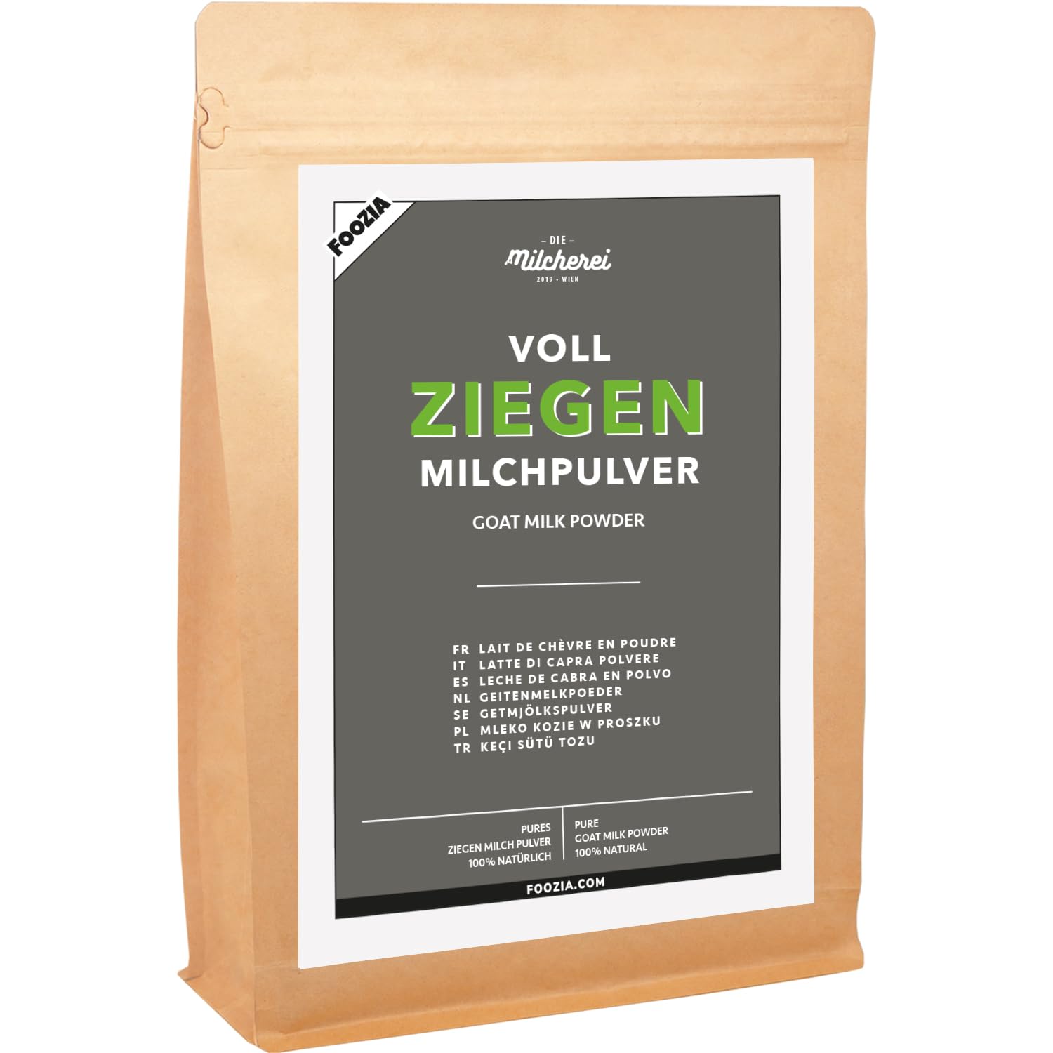 Milcherei sušené kozí mléko - bez regionálních aditiv 800g