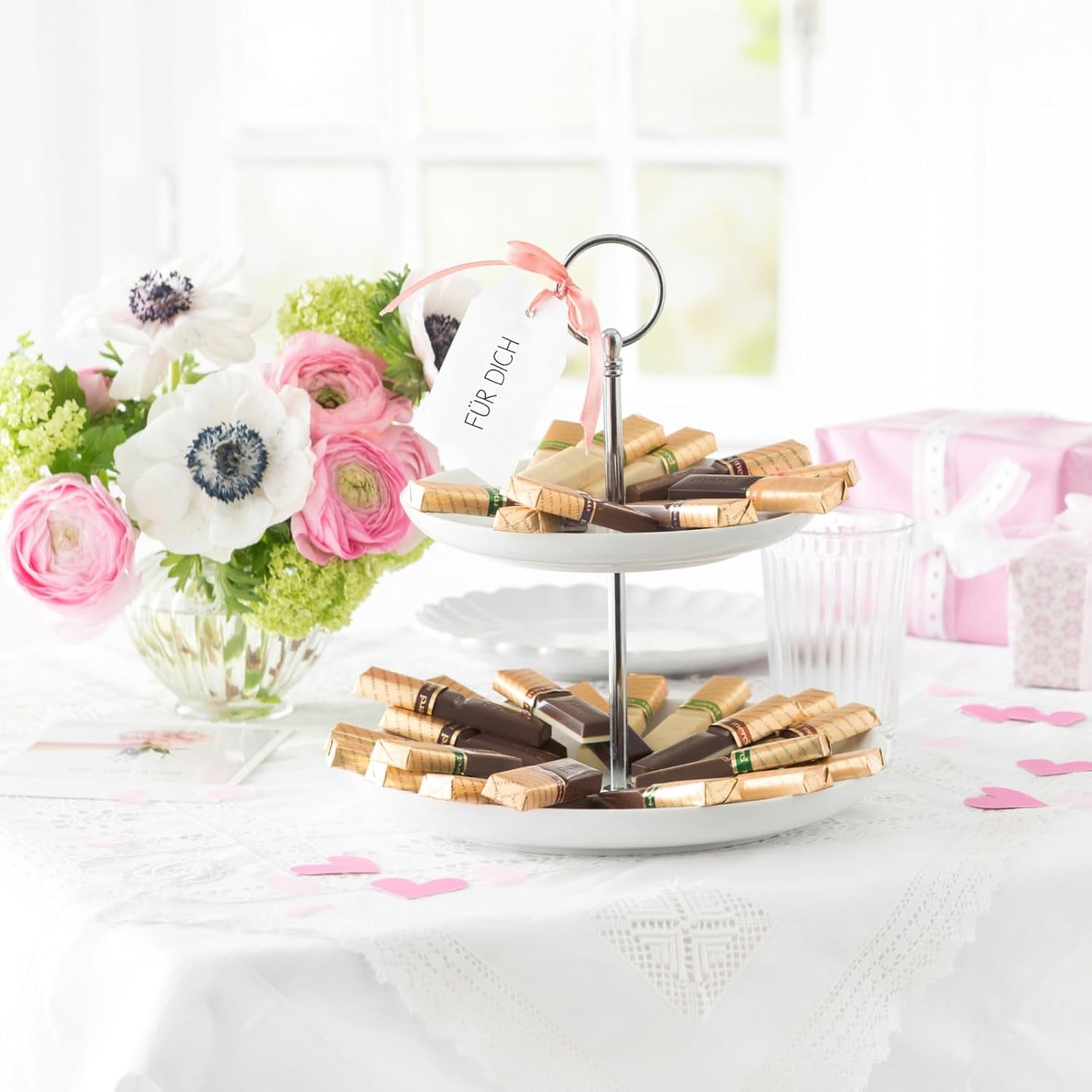 merci Finest Selection Mandle Crunch Variety – 1 x 250 g – Rafinované speciality s ořechy a čokoládou – Pralinky plněné i neplněné