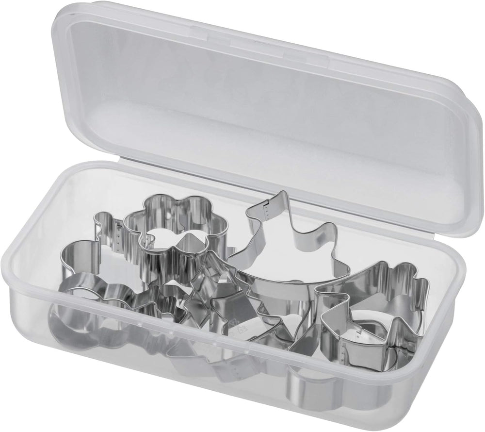 Set original de forme pentru biscuiți Kaiser de Crăciun, 11 piese, cu cutie de depozitare, forme pentru biscuiți, forme pentru biscuiți, pentru decuparea biscuiților/biscuiților/fondantului, 23,4 x 12,5 x 7,1 cm