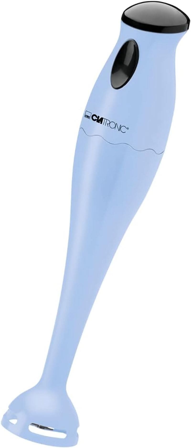 Clatronic Stabmixer/Pürierstab/Blender/Stab-Mixer/Stick/Mixstab SM 3577; Edelstahl-Schlagmesser; Für Smoothie, Kürbispüree, Babybrei, Milchshake; Mit Mixbehälter (500 ml); 180 wattů; Růžová kuchyně Naty Shop Blau