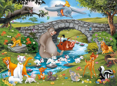Ravensburger puzzle pentru copii - 10947 Familia Animal Friends - puzzle Disney pentru copii de peste 6 ani, cu 100 de piese în format XXL Puzzle Naty Shop