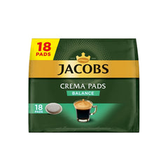 Jacobs Pads Crema Balance, Senseo kompatible Pads, 5 x 18 Getränke, 90 Kaffeepads