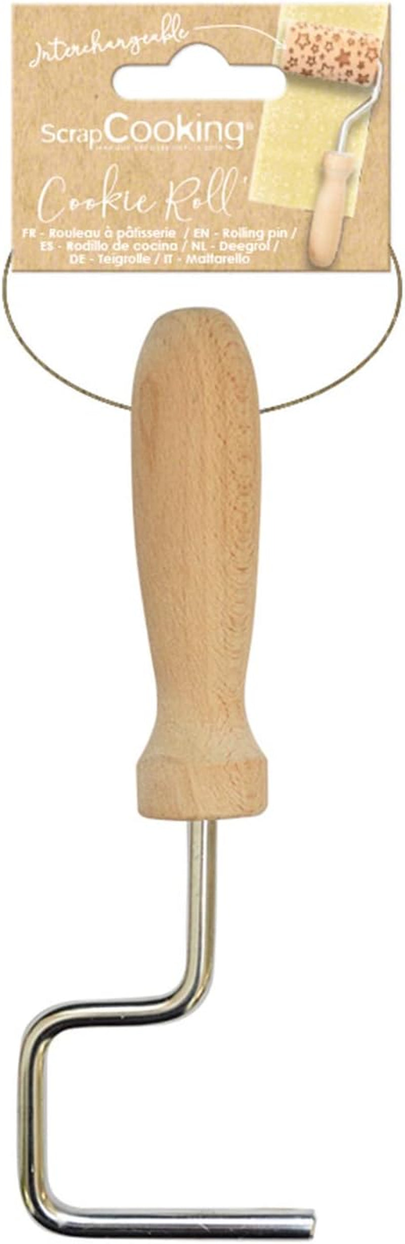 VAŘENÍ ŠROTU - Griff für Mini-Holzwalze – Werkzeug für Dekoration, Kekse, Kekse, Kekse – 5300