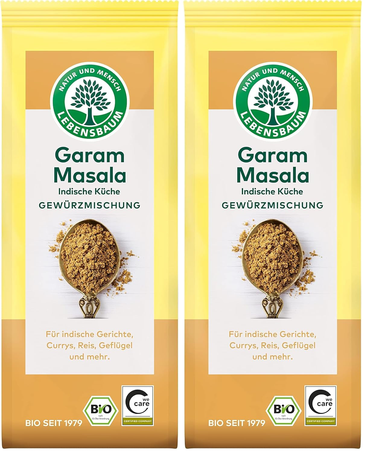 Lebensbaum Garam Masala, Bio-Gewürz zum Würzen von Currys, Rice und Geflügel mit würzig-warmer und angehenm pfeffriger Notes, 40 g