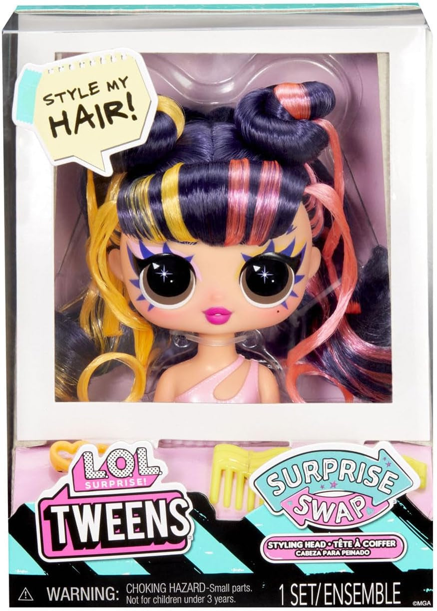 L.O.L. Překvapení! Tweens Surprise Swap Series - Styling-Köpfe mit tollen Haar-Accessoires und wunderschönem Haar - ideální pro Kinder ab 4 Jahren, Mehrfarbig