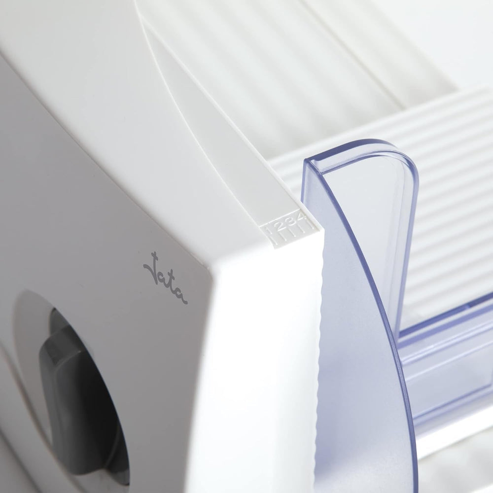 Kompaktní elektrický kráječ JECF0300, odnímatelná čepel z nerezové oceli, průměr 170 mm, ovládání tloušťky 0 až 15 mm, 150W struhadla a kráječe Naty Shop