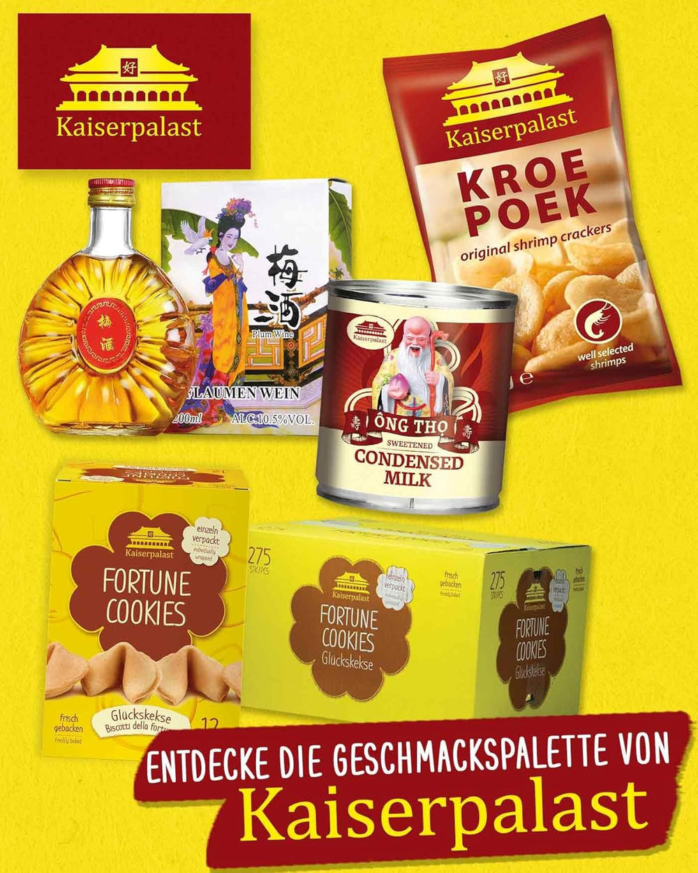 Kaiserpalast Kondenzované mléko 8% Fettanteil, gesüßt, zum Süßen von Kaffee und Tea oder zum Cochen und Backen, 1 x 397 g