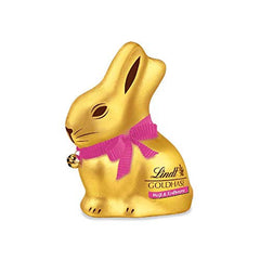 Čokoládová velikonoční sada | 894 g | Obsah: Zlatí zajíčci a Čokoládoví zlatí zajíčci | 100g Golden Bunnies | Prémiová bílá čokoláda s kousky jahod ve tvaru zajíčka na Velikonoce