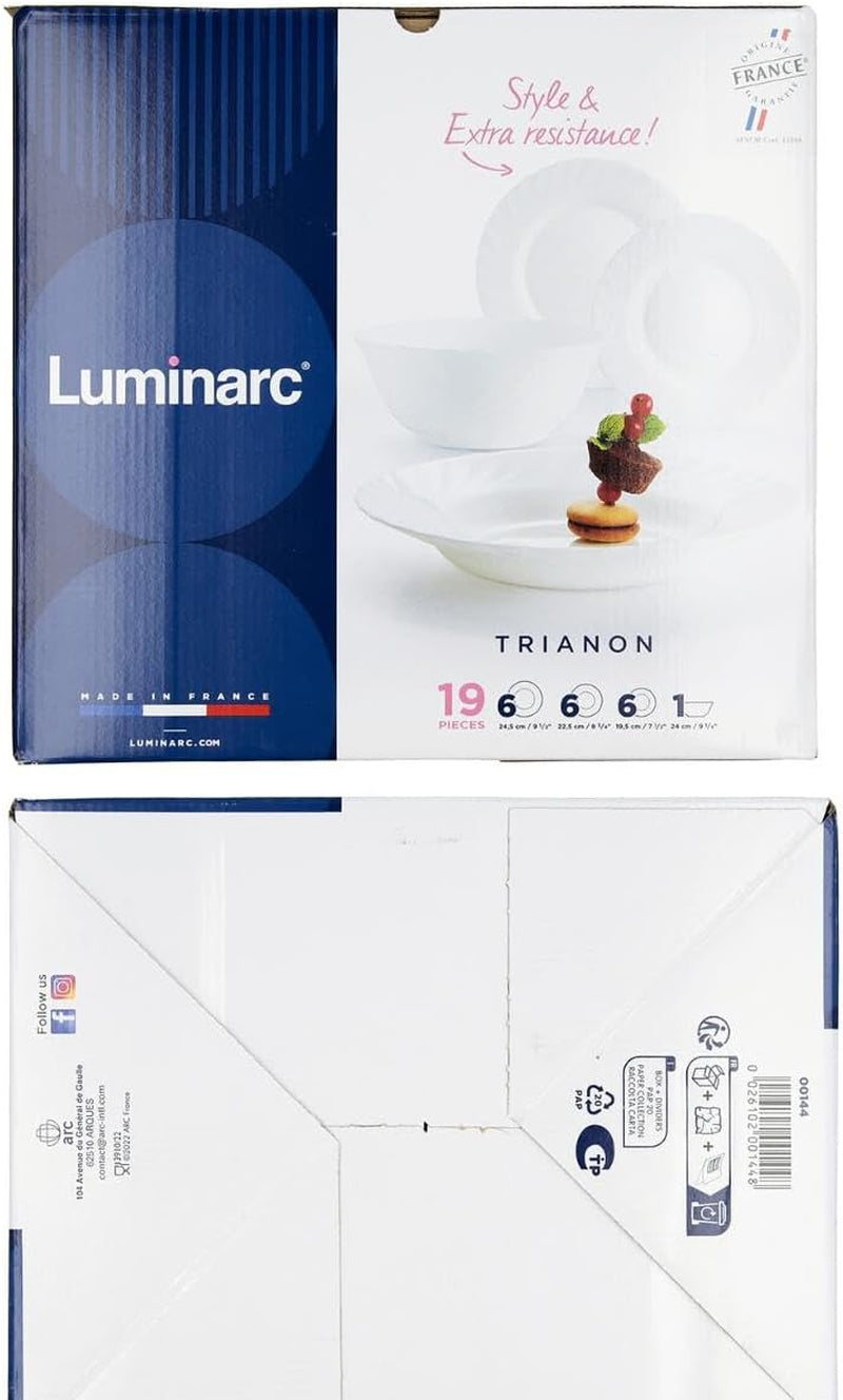 Set de veselă Dajar, alb