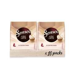 Senseo Pads Café Latte, 10 x 8 Getränke, 80 Kaffeepads