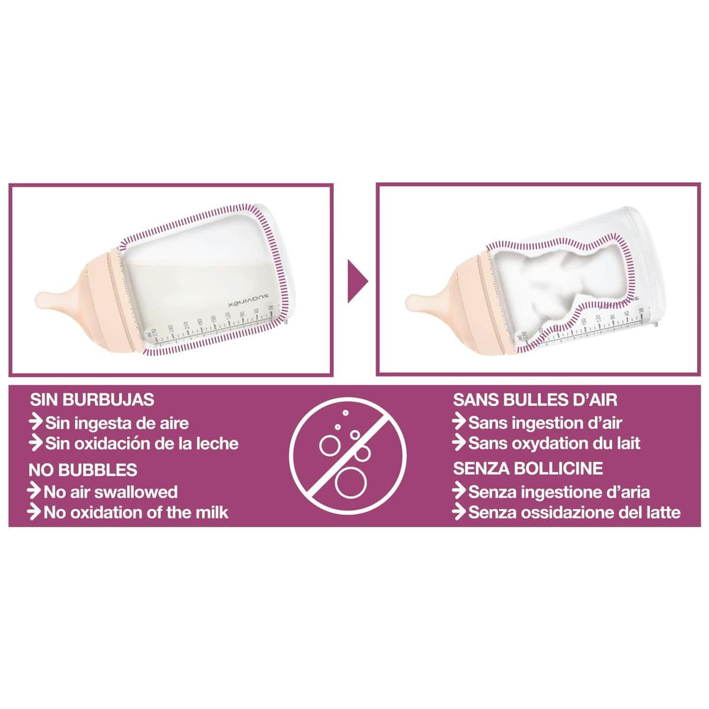 Suavinex, Mateřská odsávačka mateřského mléka, 120 ml, s nastavitelným průtokem Potraviny a doplňky pro kojení Bebe Naty Shop