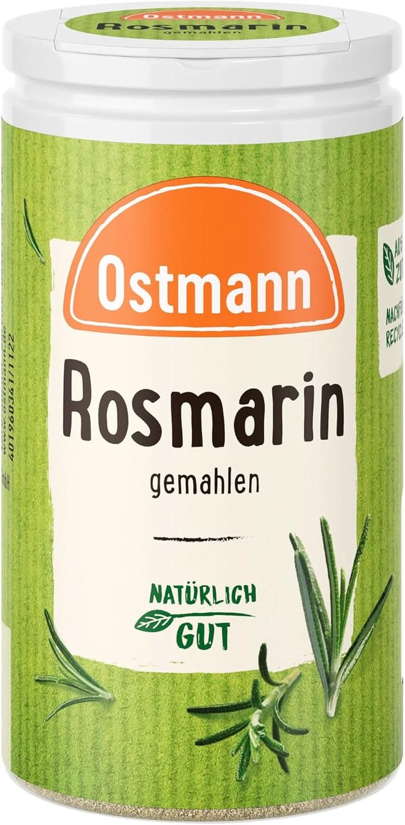 Ostmann - Mletý rozmarýn, 20 gramů Condiments Naty Shop 20 gramů