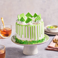Funcakes Choco Drip Spring Green (zelená): Köstlicher Gesmack, Einfach Zu Verbenen, Perfekt Für Tropfkuchen, Drip Gesmack Nach Schokolade. Wiederverschließbare Packung 180 G. Směs na pečení a vaření Naty Shop
