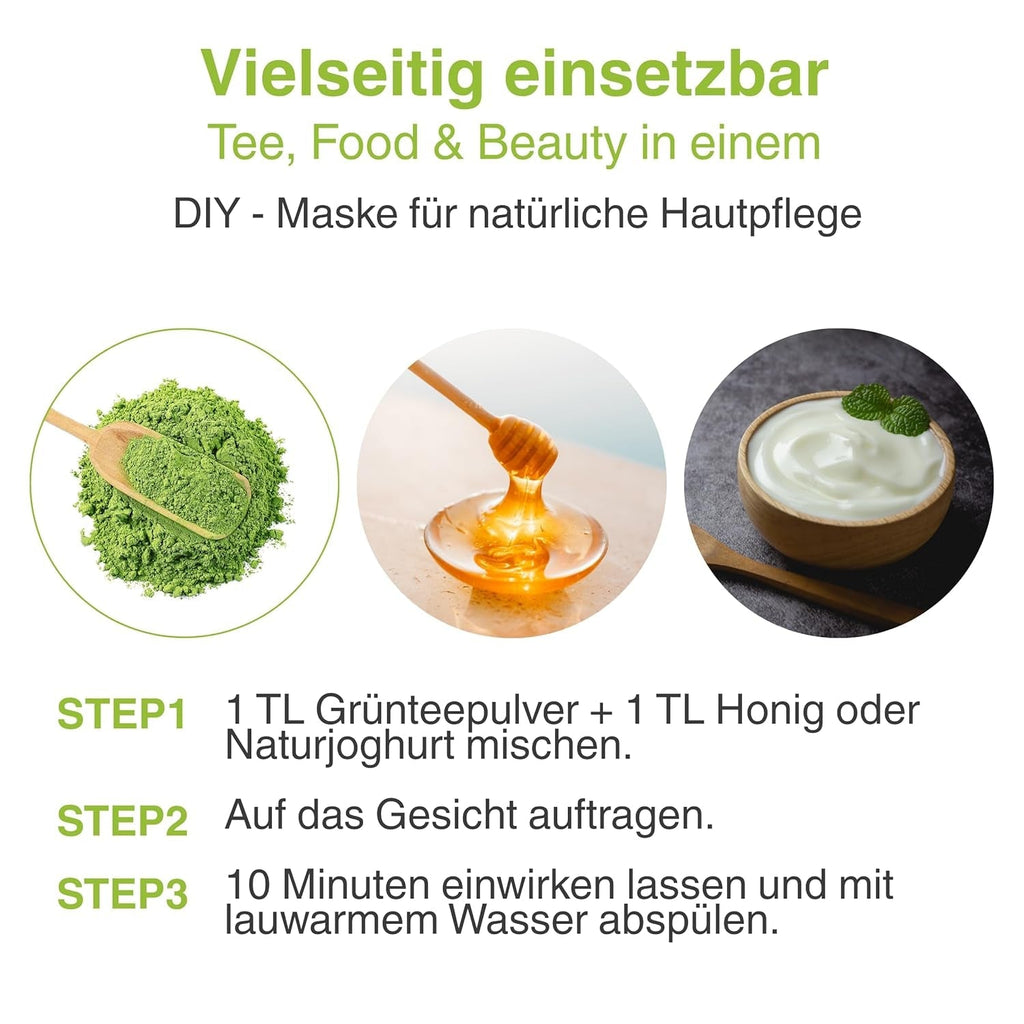 Bohyang Garden Matcha pulbere 100 g – Ceai verde premium din Coreea de Sud | Măcinat fin și bogat în tradiție | Pentru latte, smoothie, coacere și ritualuri de îngrijire personală | Pulbere Matcha în pungă resigilabilă