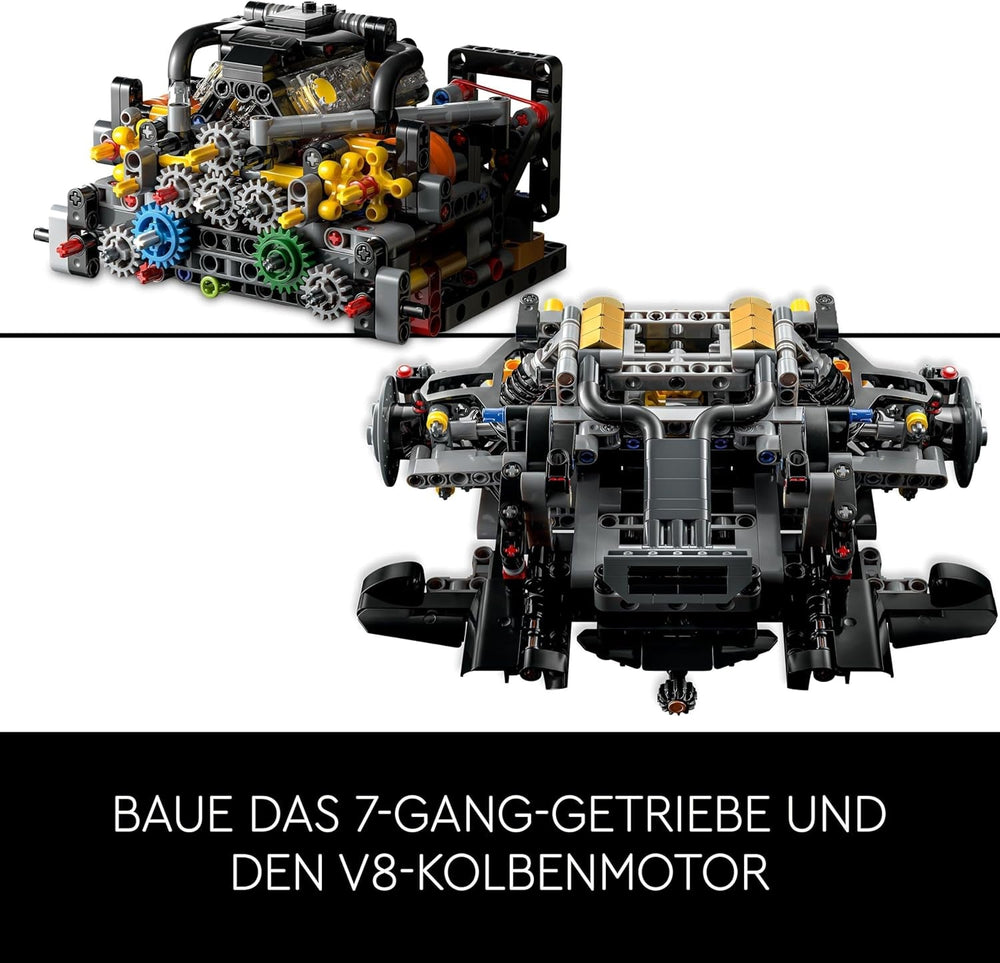 LEGO Technic Mclaren P1 Super sada sportovních aut Pro dospělé fanoušky aut Dárek V8 Pístový motor 7rychlostní převodovka Model autíčka Sada autíček 42172 Stavebnice Besuche den LEGO-Store