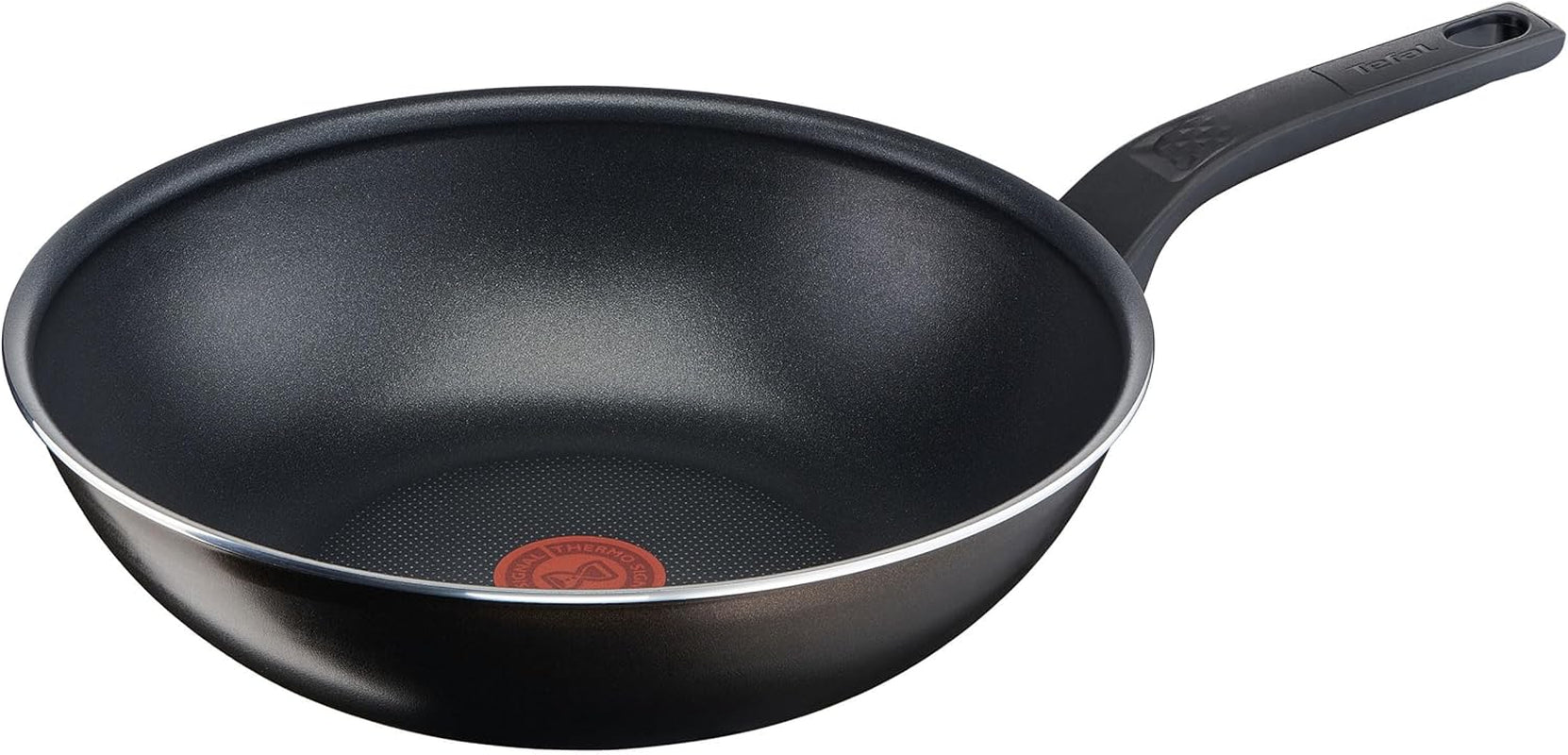 Tefal Easy Cook & Clean, nepřilnavý povrch, indikátor teploty, nedoporučuje se na indukci Hrnce a pánve Naty Shop Wok Pánev 28 cm