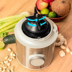 Cecotec Standmixer Grand Katana 2700MAX Total Destroy W. Maximalleistung 2700W, Gegenläufige Technologie, 8-Klingen-Messer Mit Schwarzer Titanbeschichtung, Thermoresistenter Krug 1,8L Mother and Child Naty Shop