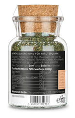 Ankerkraut Kräuterquark Dip, Gewürzmischung für Quark, Ohne Geschmackverstärker, Premium Qualität, Alternative Joghurt und Soja-Quark, Aufstrich selber machen, 55 g v korkovém skle