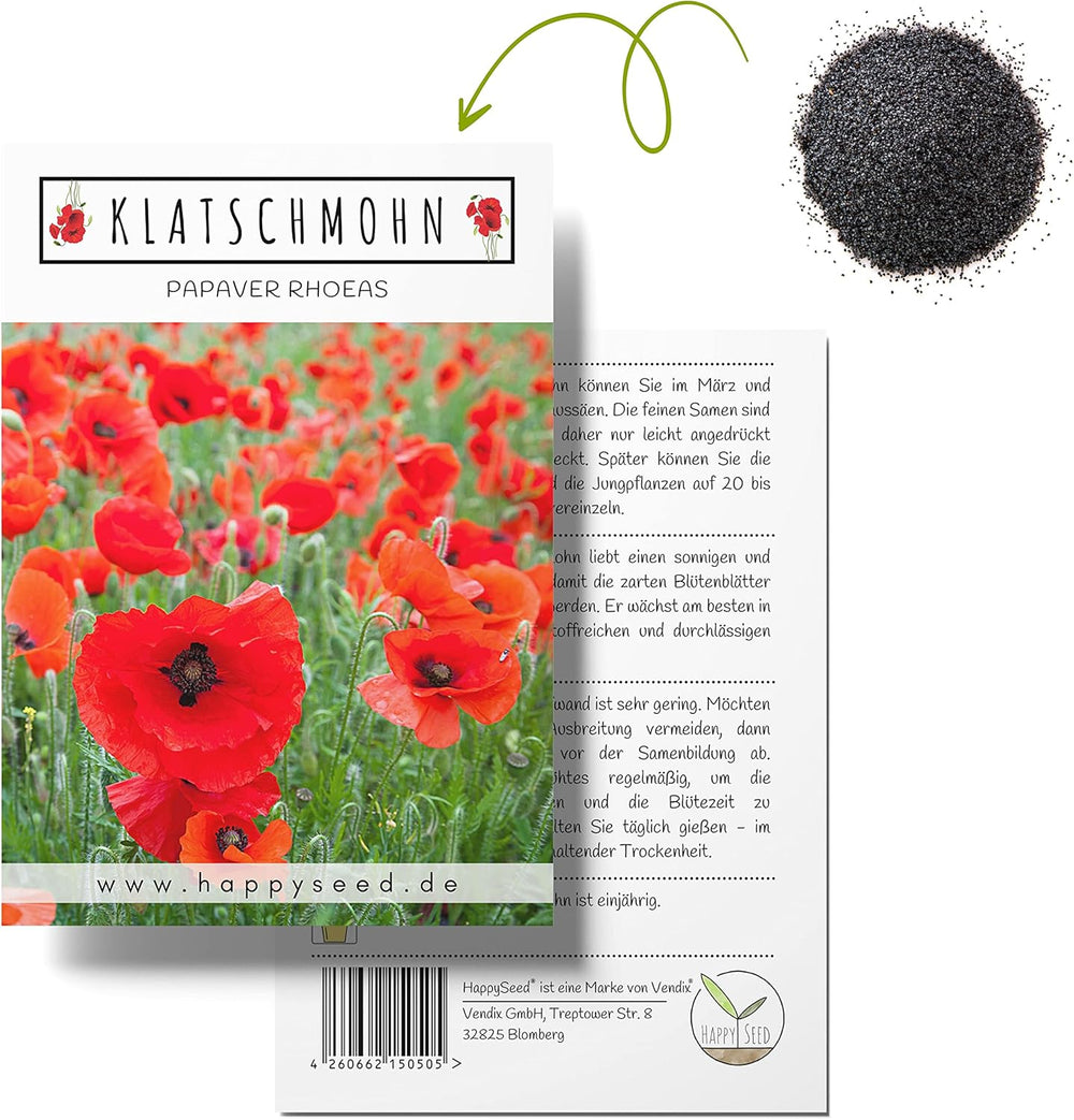 Směs islandského máku (Papaver nudicaule) - Krásně kvetoucí mák s dlouhou dobou květu pro barevnou květinovou louku (Island Poppy)