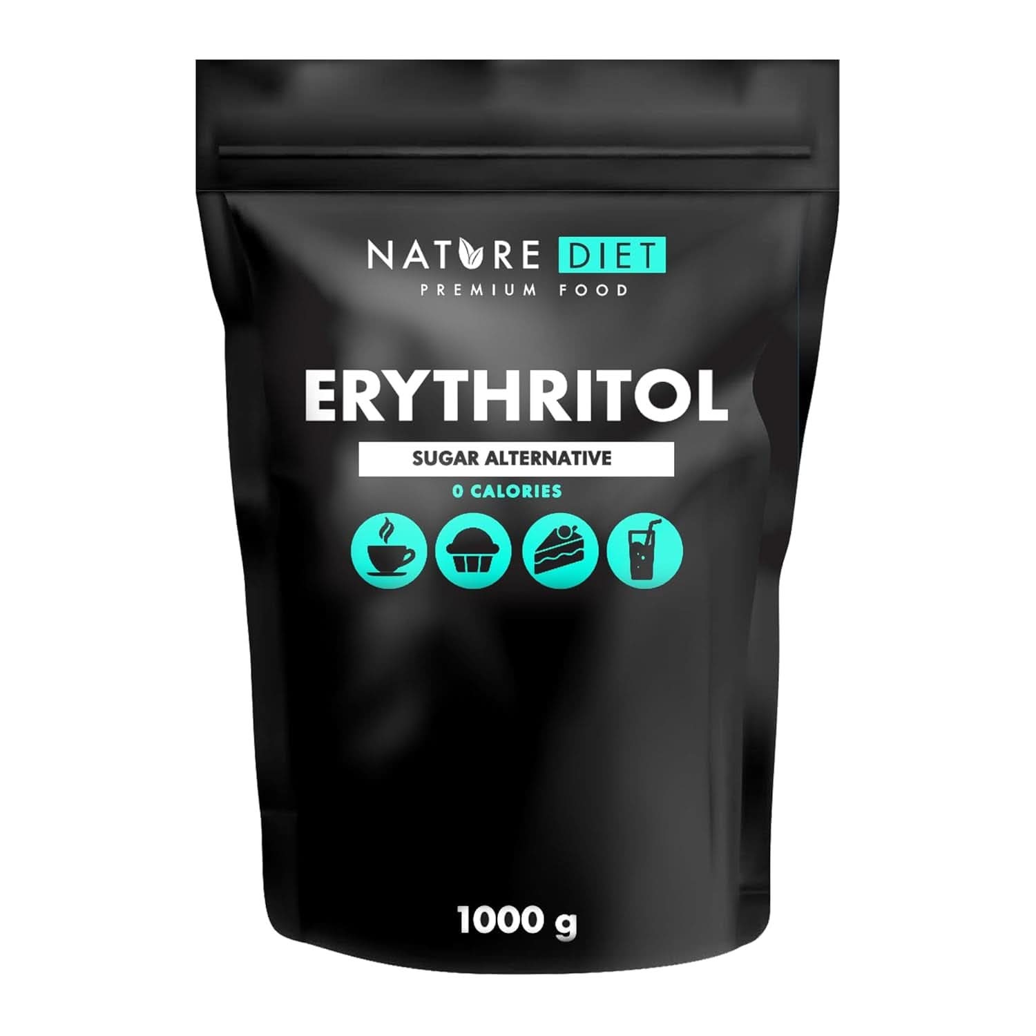 Nature Diet - Erythritol 2 X 1000 G | Přírodní sladidlo | Nula kalorií | Náhradní sladidla Naty Shop