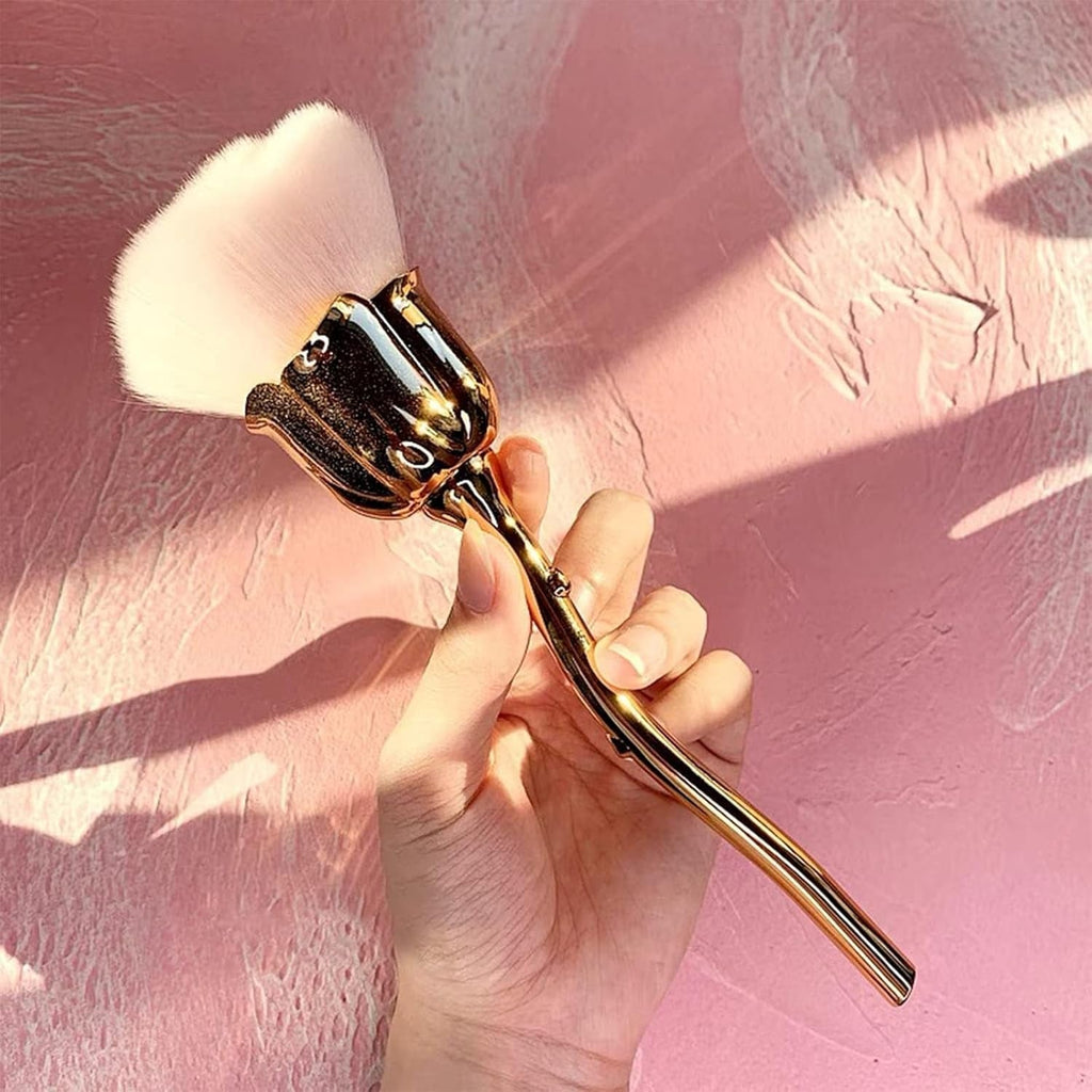 Nail Art Staubpinsel Für Maniküre Rose Kopfbürste,Nagel Kunst Staub Entferner Pinsel,Make-Up-Pinsel Weich,Zubehör Nagel Werkzeuge
