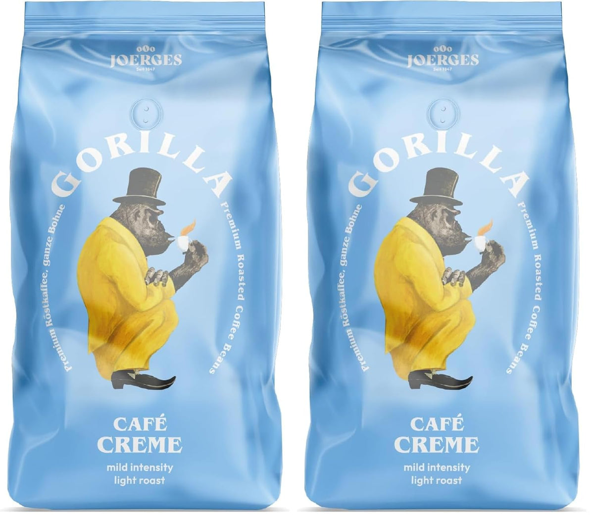 Gorilla Café Creme, 1 kg (pachet de 2)