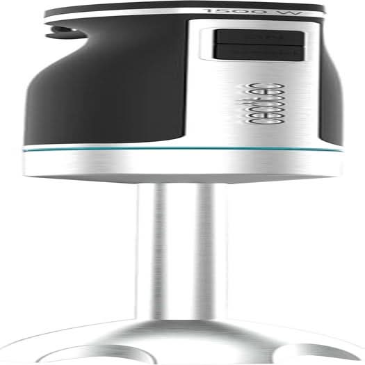 Cecotec ruční mixér Powergear 1500 - Klingen Aus Titanium Beschichtung, 21 Geschwindigkeitsstufen, 1500 W, Inklusiv Glas Mit Deckel. (Schwarz Und Edelstahl, XL) Kitchen Naty Shop
