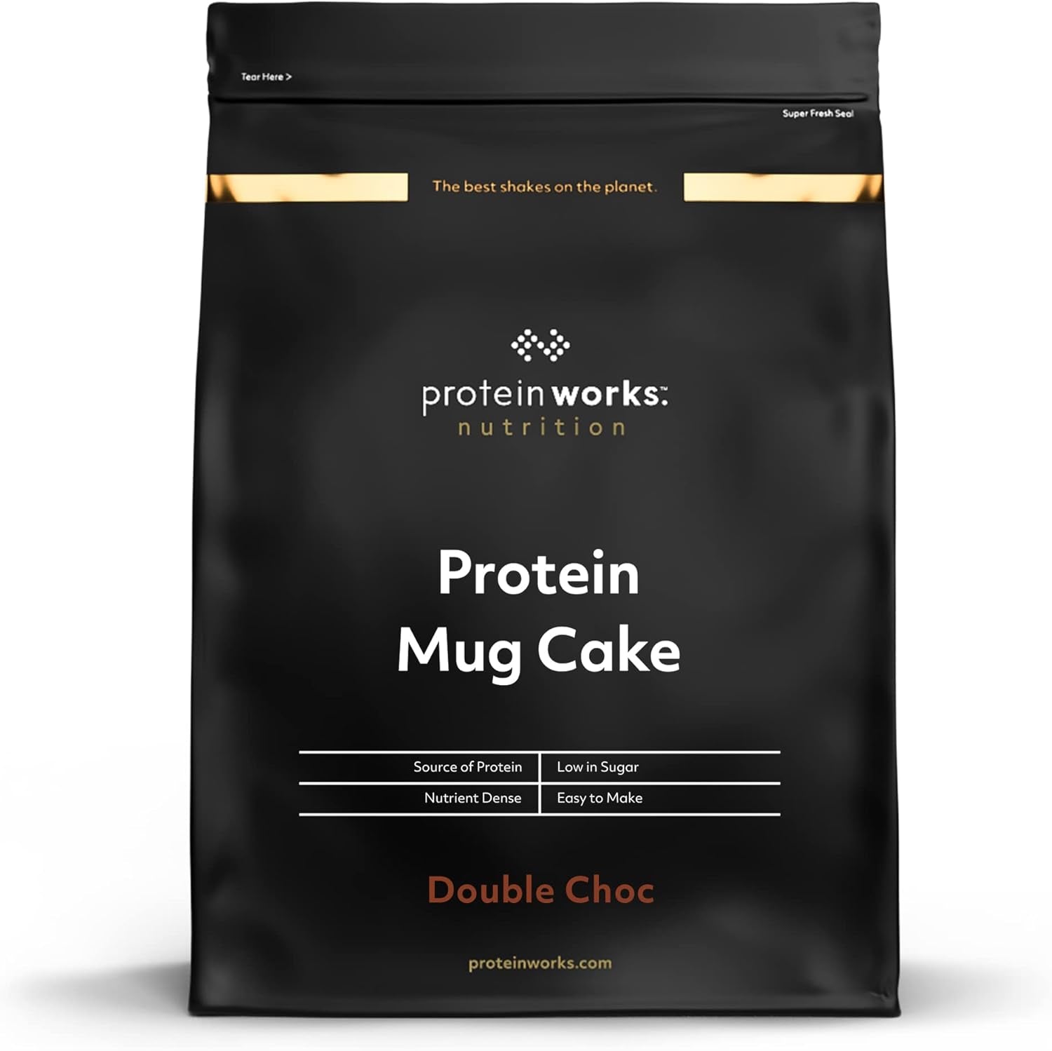 Protein Works Protein Tassenkuchen | Čokoládový krém | Dieser Köstliche Nachtisch Ist Sehr Protein- Und Ballaststoffreich| 500G Směs na pečení a vaření Naty Shop Schokocreme 500G (1Er Pack)